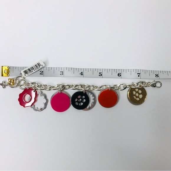 BRIGHTON Meadow Garden Silver Colorful Charm Bracelet - Picture 6 of 6